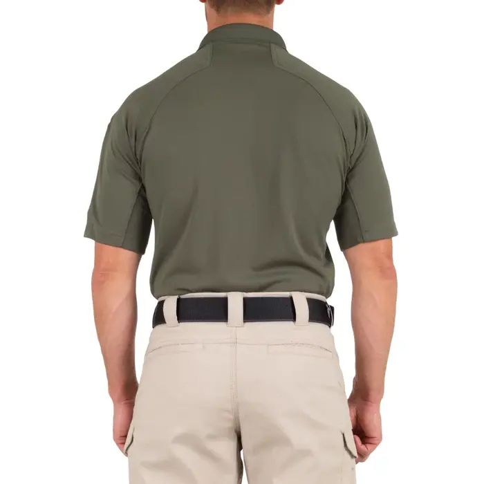 FIRST TACTICAL MEN'S PERFORMANCE SHORT SLEEVE POLO - OD GREEN