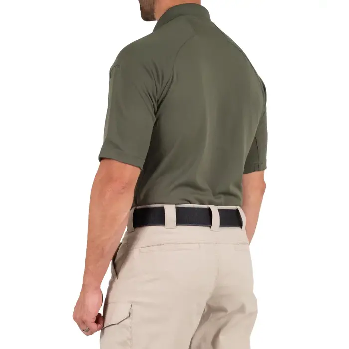 FIRST TACTICAL MEN'S PERFORMANCE SHORT SLEEVE POLO - OD GREEN