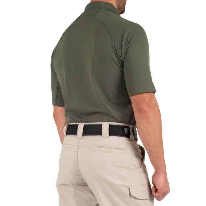 FIRST TACTICAL MEN'S PERFORMANCE SHORT SLEEVE POLO - OD GREEN