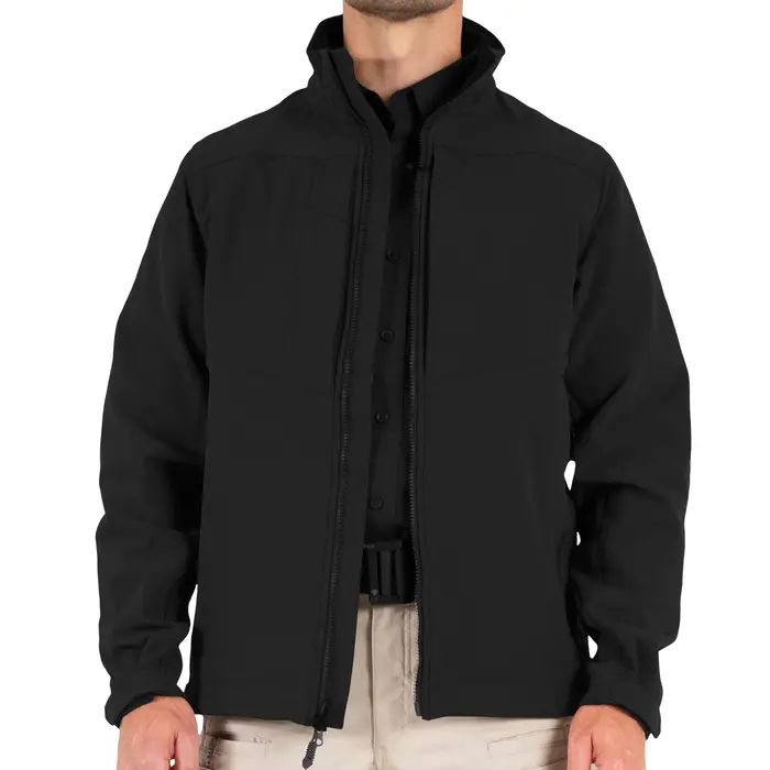 FIRST TACTICAL MEN’S TACTIX SOFTSHELL JACKET (PARKA LENGTH) - BLACK