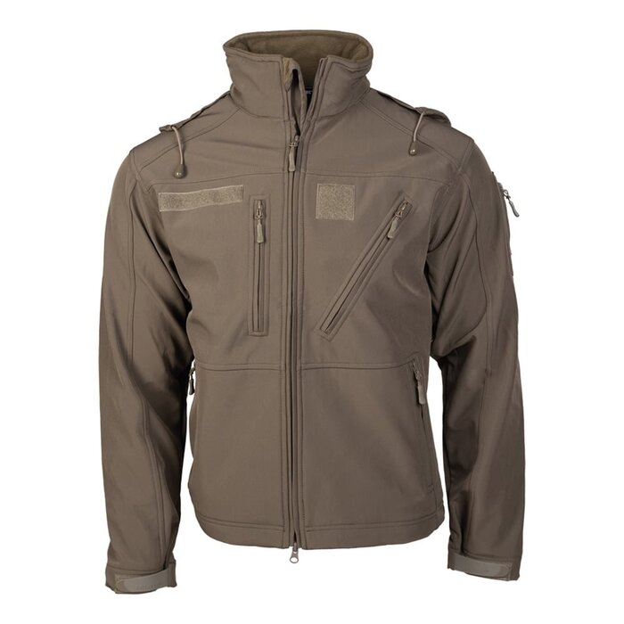 MIL-TEC® SOFTSHELL JACKET SCU 14 - RANGER  GREEN