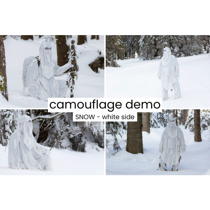 GHOSTHOOD BACKPACK COVER60 - SNOW