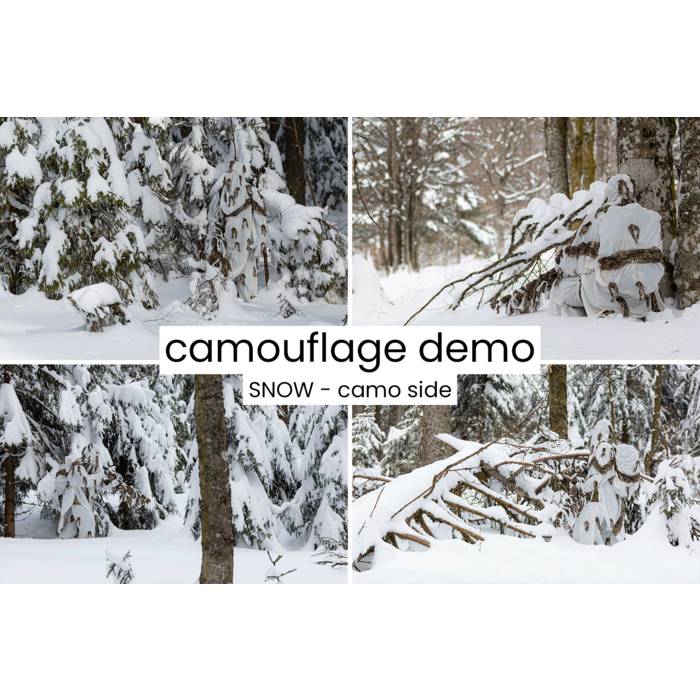 GHOSTHOOD BACKPACK COVER60 - SNOW