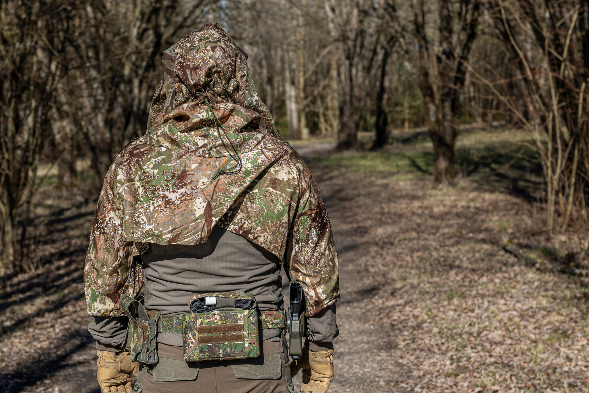 GHOSTHOOD GHOST GHILLIE SHORT - CONCAMO BROWN