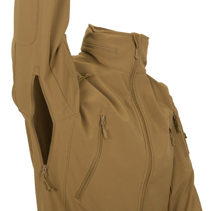 HELIKON-TEX GUNFIGHTER JACKET SHARK SKIN WINDBLOCKER - ADAPTIVE GREEN