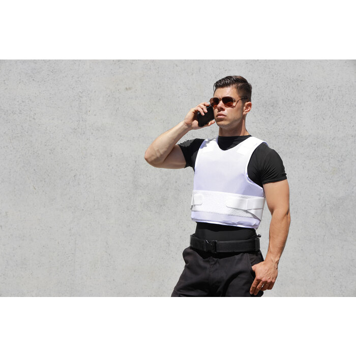 ENGARDE BODY ARMOR DELUXE LIGHTWEIGHT COVERT CARRIER - WHITE