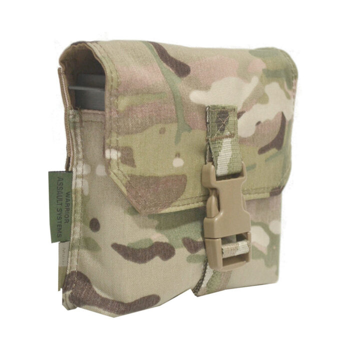 WARRIOR ASSAULT SYSTEMS SINGLE .50 CAL 10 ROUND MAG POUCH - MULTICAM