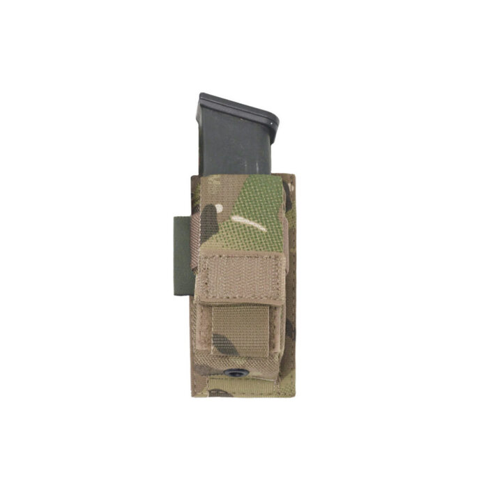 WARRIOR ASSAULT SYSTEMS DIRECT ACTION SINGLE DA 9MM PISTOL POUCH - MULTICAM