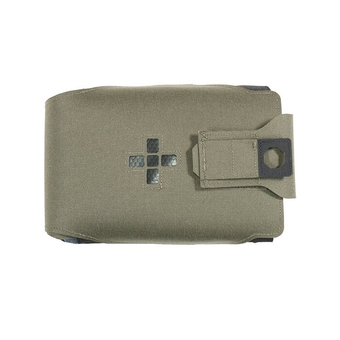 WARRIOR ASSAULT SYSTEMS LARGE HORIZONTAL INDIVIDUAL FIRST AID KIT - RANGER GREEN