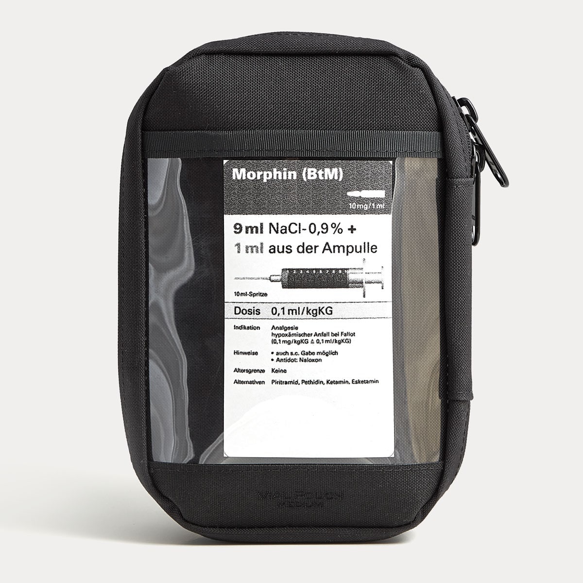 TERRA B VIAL POUCH - BLACK
