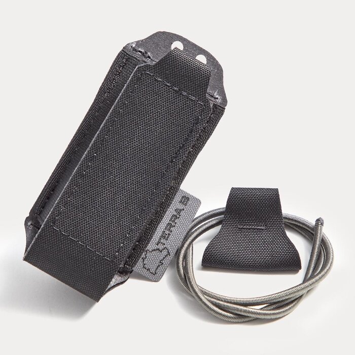 TERRA B MAG POUCH SMALL LOW CUT - BLACK