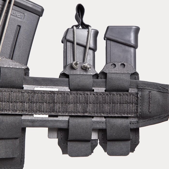 TERRA B MAG POUCH SMALL LOW CUT - BLACK