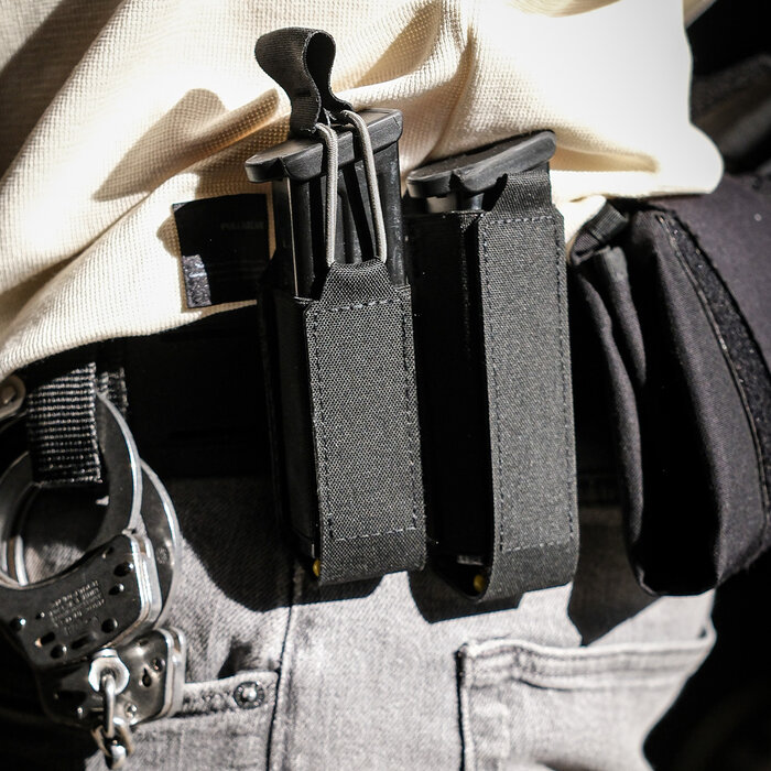TERRA B MAG POUCH SMALL LOW CUT - BLACK