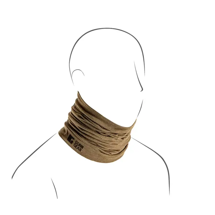 CLAWGEAR MERINO SEAMLESS NECK GAITER LONG - STONEGREY OLIVE