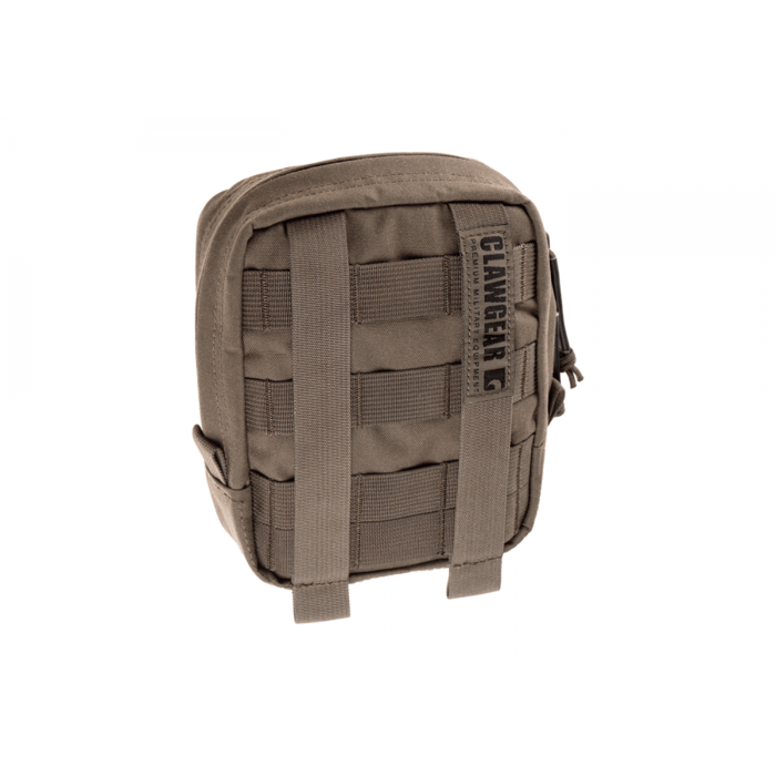 CLAWGEAR MEDIUM VERTICAL UTILITY POUCH ZIPPED CORE - RAL7013