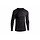 MERINO SEAMLESS SHIRT LS - BLACK