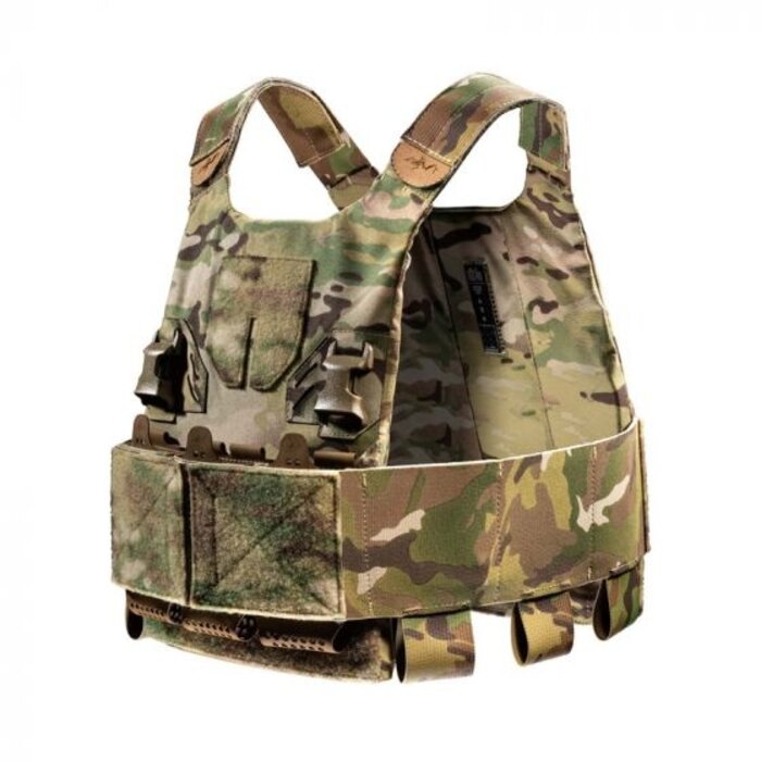 FROG.PRO LOW VISIBILITY PLATE CARRIER - MULTICAM BLACK