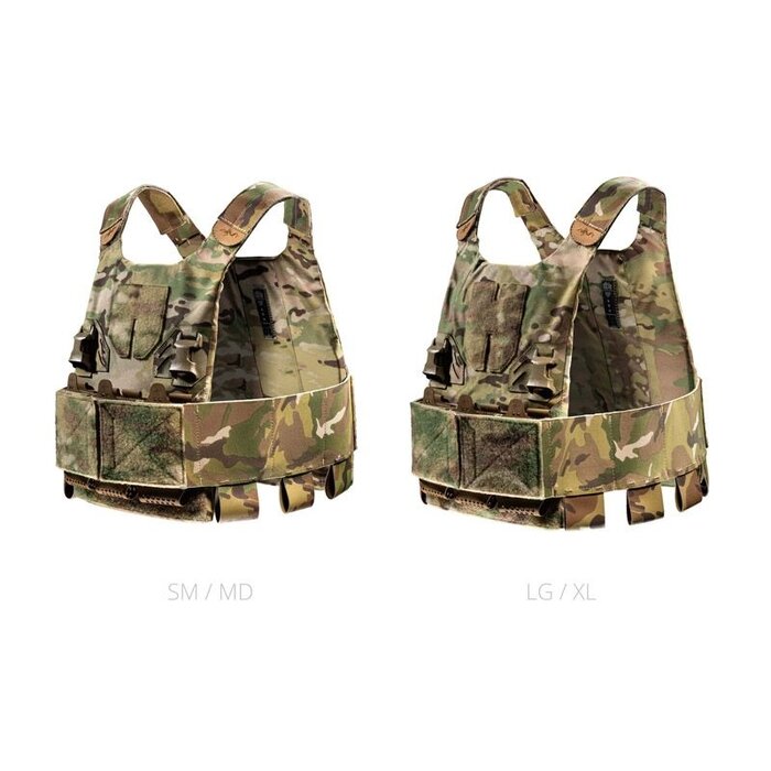 FROG.PRO LOW VISIBILITY PLATE CARRIER - MULTICAM BLACK
