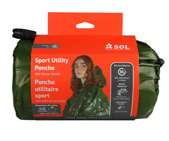 SOL NOOD PONCHO - OD GREEN