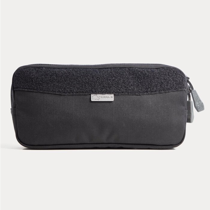 TERRA B UTILITY POUCH LARGE HORIZONTAL - BLACK