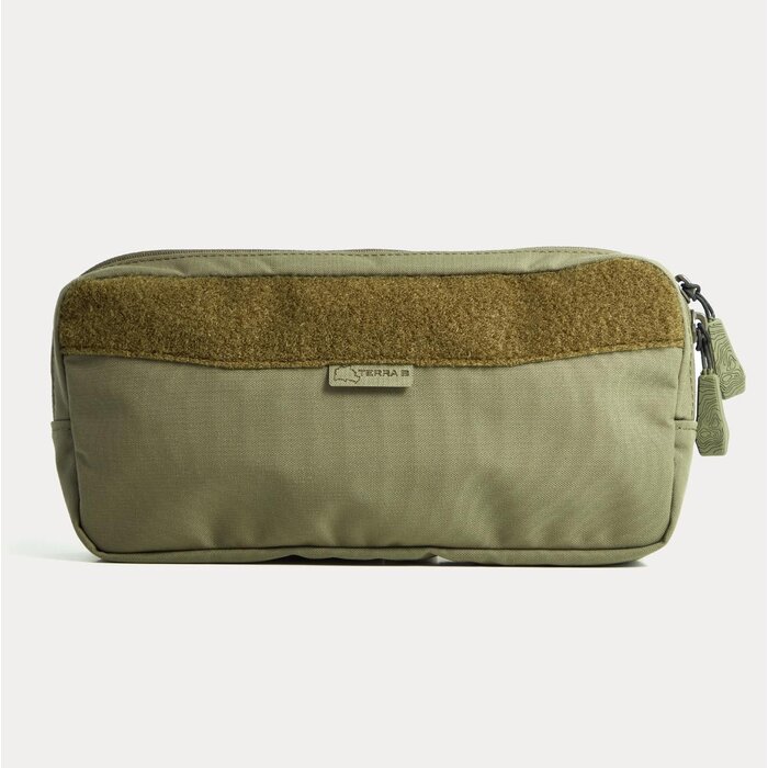 TERRA B UTILITY POUCH LARGE HORIZONTAL - OD GREEN