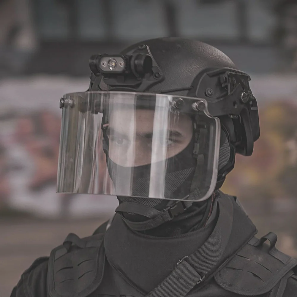 PANGOLIN DEFENSE®NIJ 3A / VPAM 3 BALLISTIC VISOR