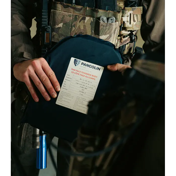 PANGOLIN DEFENSE® FLEXIBLE BALLISTIC PLATE – NIJ 3++ API BZ / VPAM 8