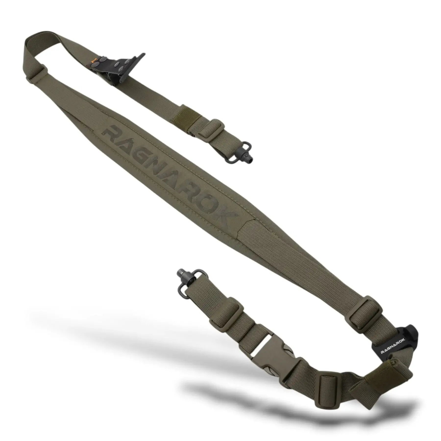 RAGNAROK RAGNARR GEN.II SINGLE-/TWO-POINT PADDED SLING QD - RANGER GREEN
