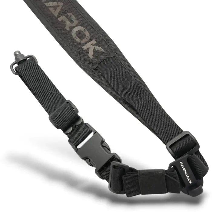 RAGNAROK RAGNARR GEN.II SINGLE-/TWO-POINT PADDED SLING QD - BLACK