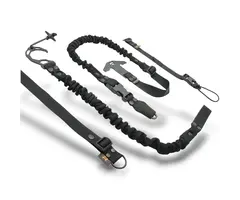 RAGNAROK THOR SINGLE-POINT SLING SET WITH PLATE CARRIER ATTACHMENTS - BLACK