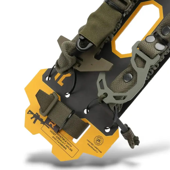 RAGNAROK THOR SINGLE-POINT SLING SET WITH PLATE CARRIER ATTACHMENTS - RANGER GREEN