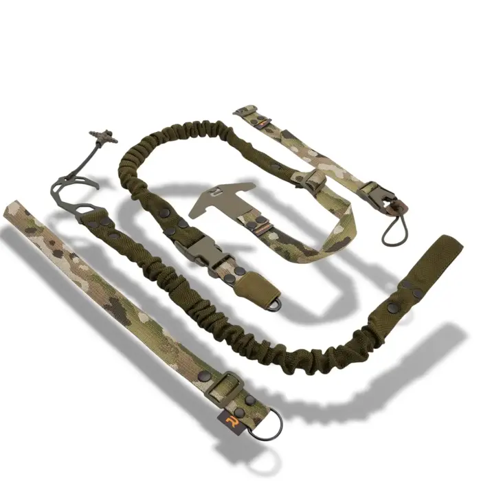 RAGNAROK THOR SINGLE-POINT SLING SET WITH PLATE CARRIER ATTACHMENTS - MULTICAM & OLIVE