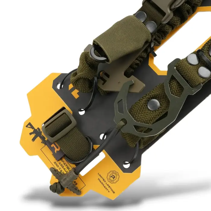 RAGNAROK THOR SINGLE-POINT SLING SET WITH PLATE CARRIER ATTACHMENTS - OD GREEN