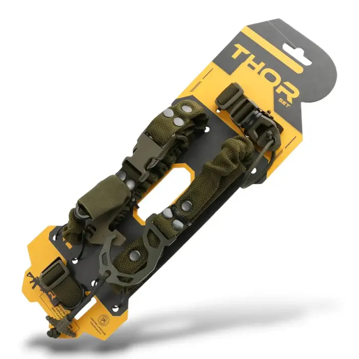 RAGNAROK THOR SINGLE-POINT SLING SET WITH PLATE CARRIER ATTACHMENTS - OD GREEN