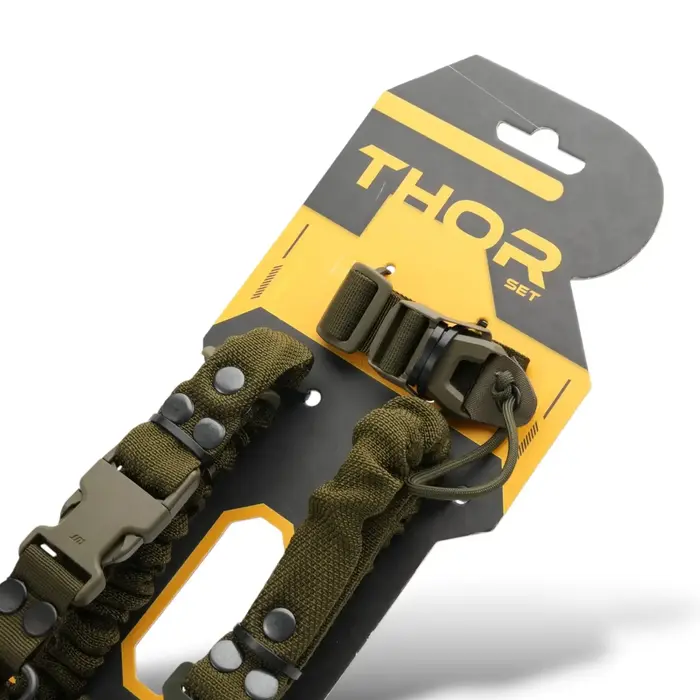 RAGNAROK THOR QD SLING SET WITH PLATE CARRIER ATTACHMENTS - OD GREEN