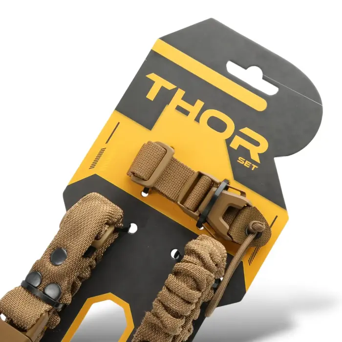 RAGNAROK THOR QD SLING SET WITH PLATE CARRIER ATTACHMENTS - COYOTE BROWN