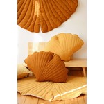 Moi Mili Ginko Leaf Pillow - Caramel