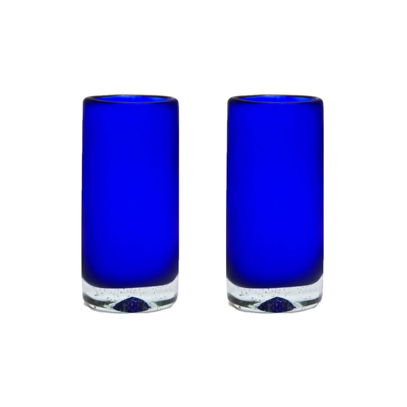 Mexican Shot Glasses Blue - Set of 2