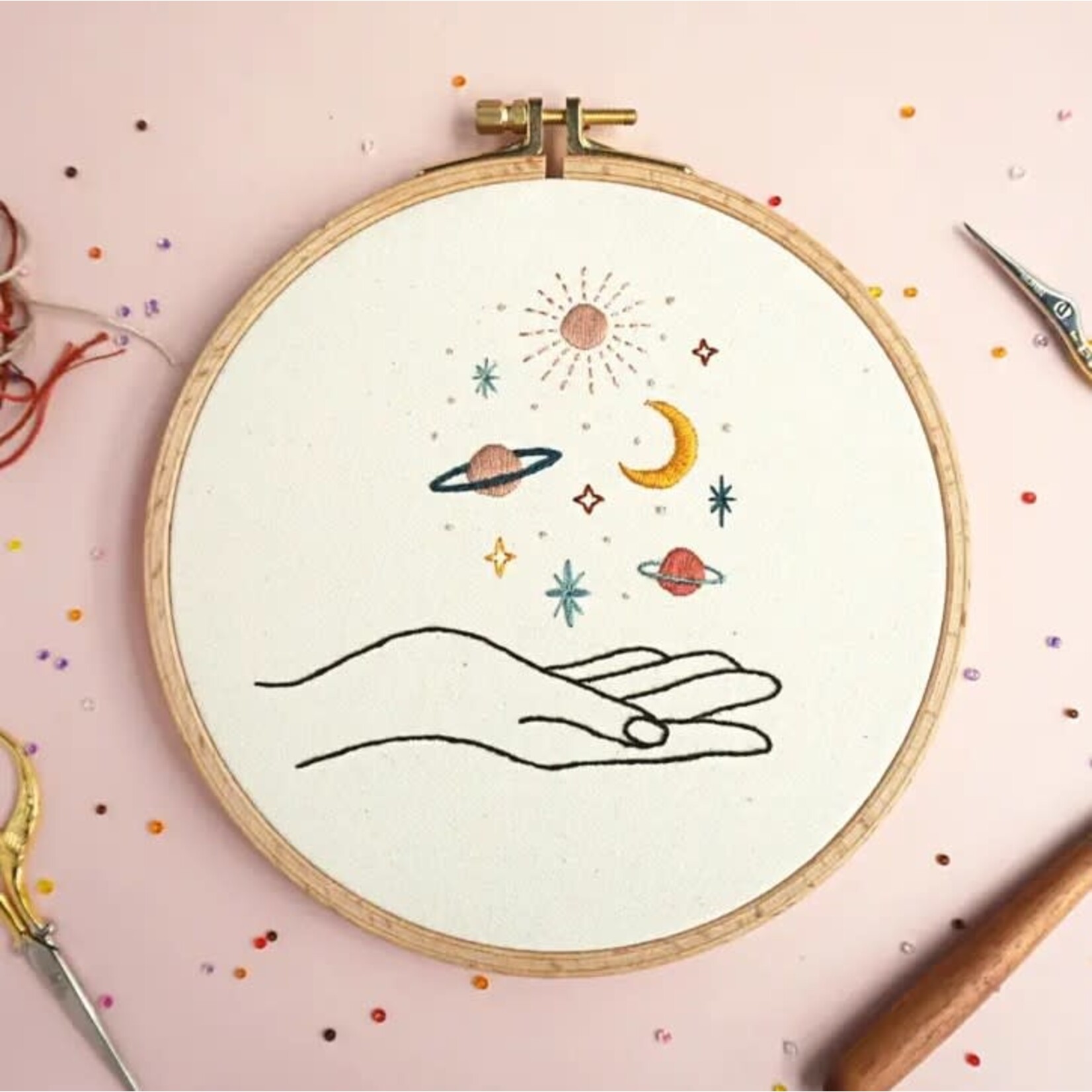 Handful of Stars DIY Embroidery Craft Kit