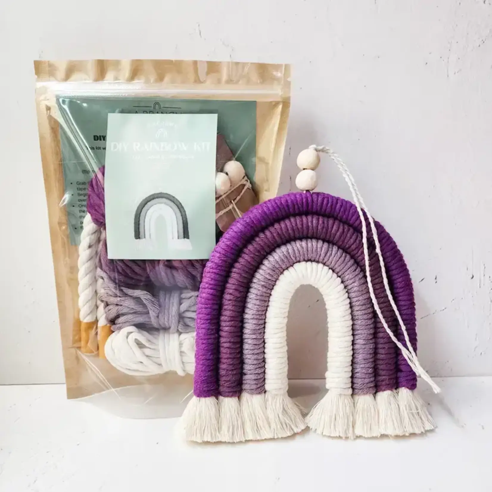 DIY Macrame Rainbow Kit -