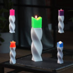 Candlehand Geometrical Spin Candle -