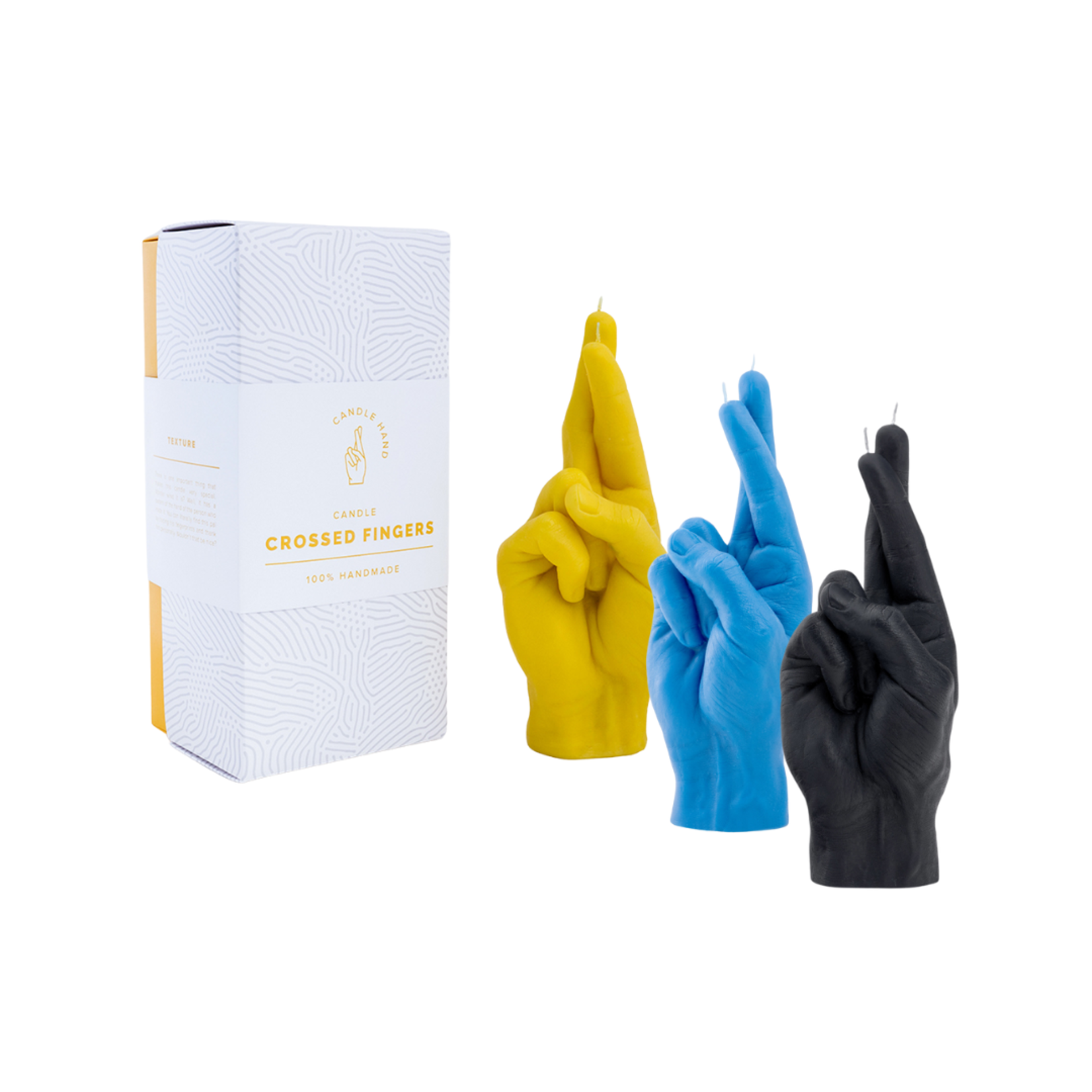 Candlehand Crossed Fingers Candle -