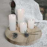 Eulenschnitt Candle board Oak - 32 cm