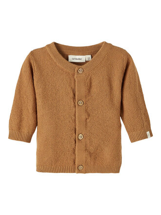 Lil Atelier Lil Atelier cardigan Dija- Caramel