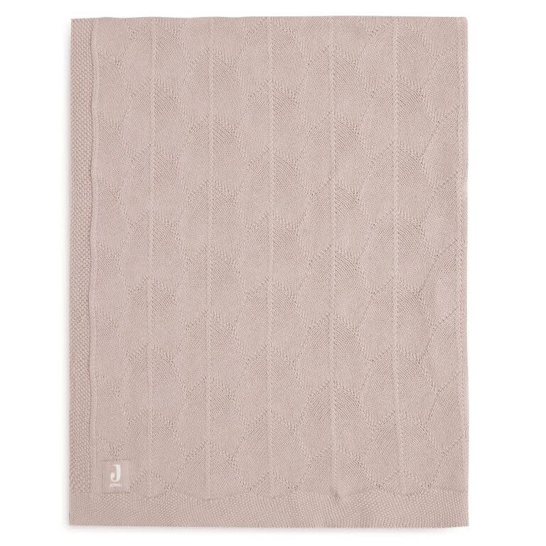 Jollein Jollein Deken wieg 75x100cm Shell Knit - Wild rose