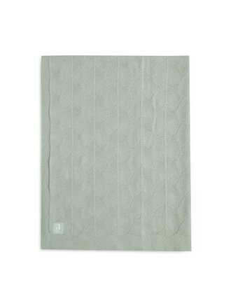 Jollein Jollein Deken wieg 75x100cm Shell Knit - Sea Foam