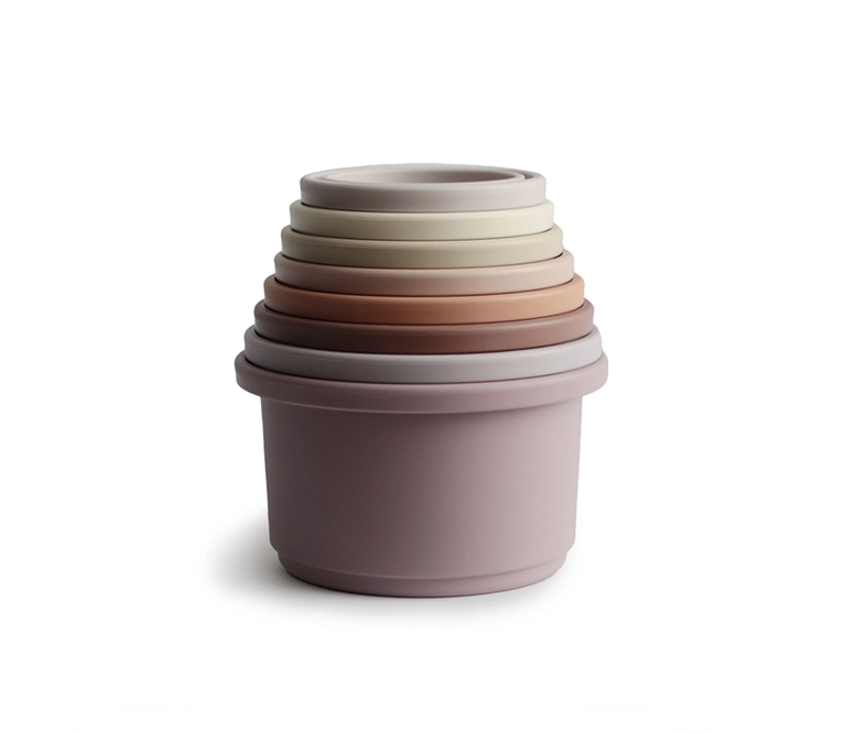 Mushie Mushie Stacking cup - Pastel