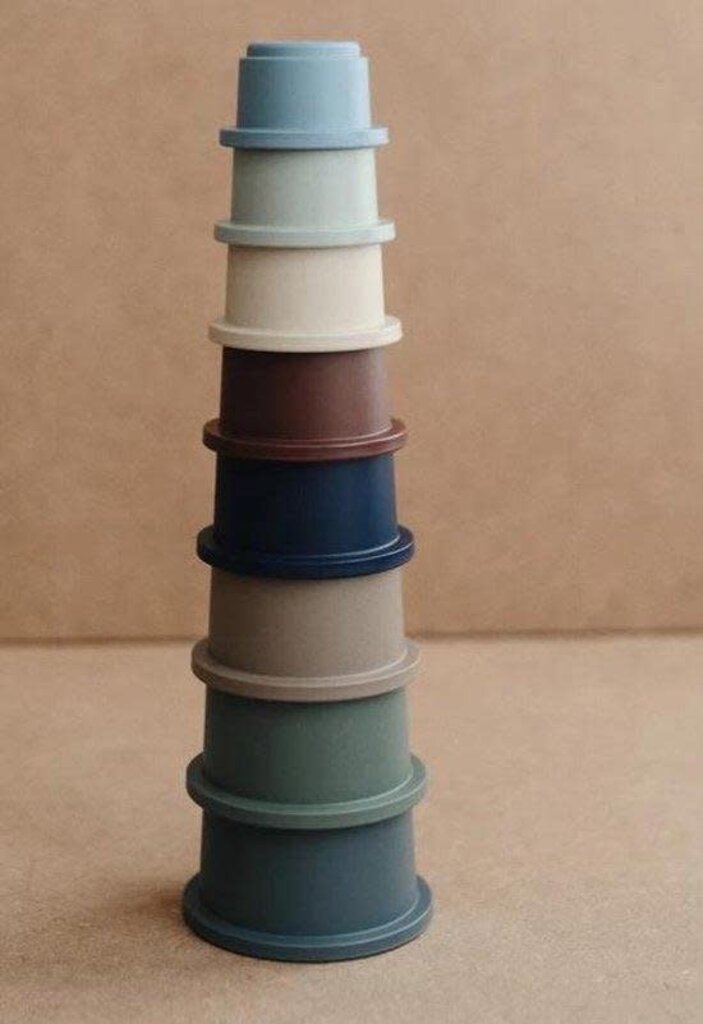 Mushie Mushie Stacking cup - Forest