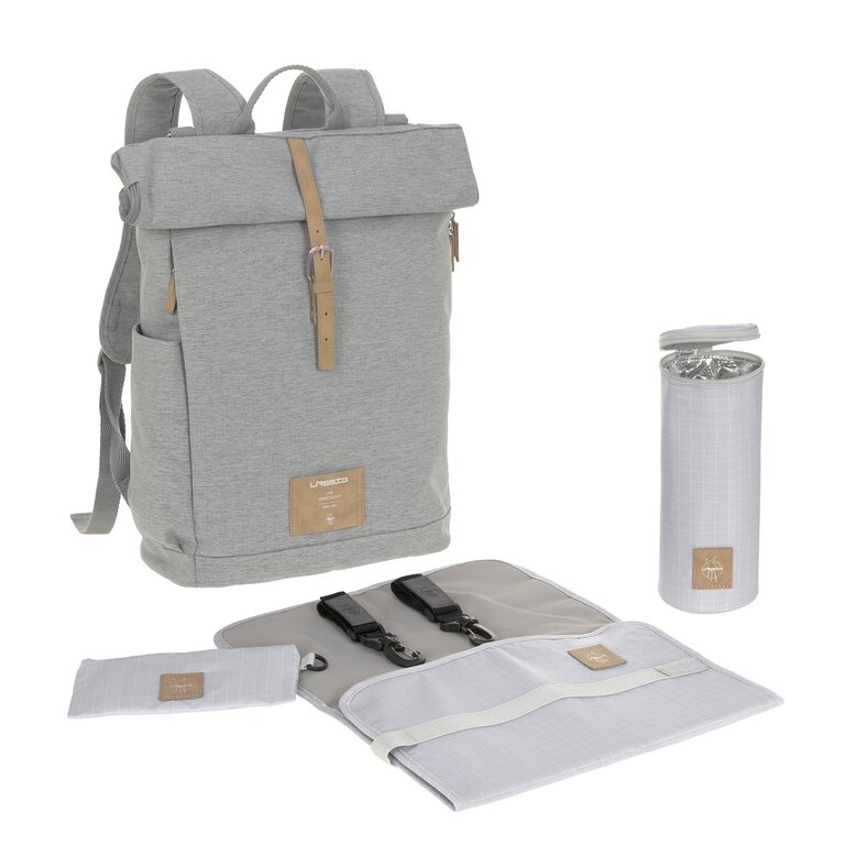 Leässig Laessig Rolltop Backpack - Grey