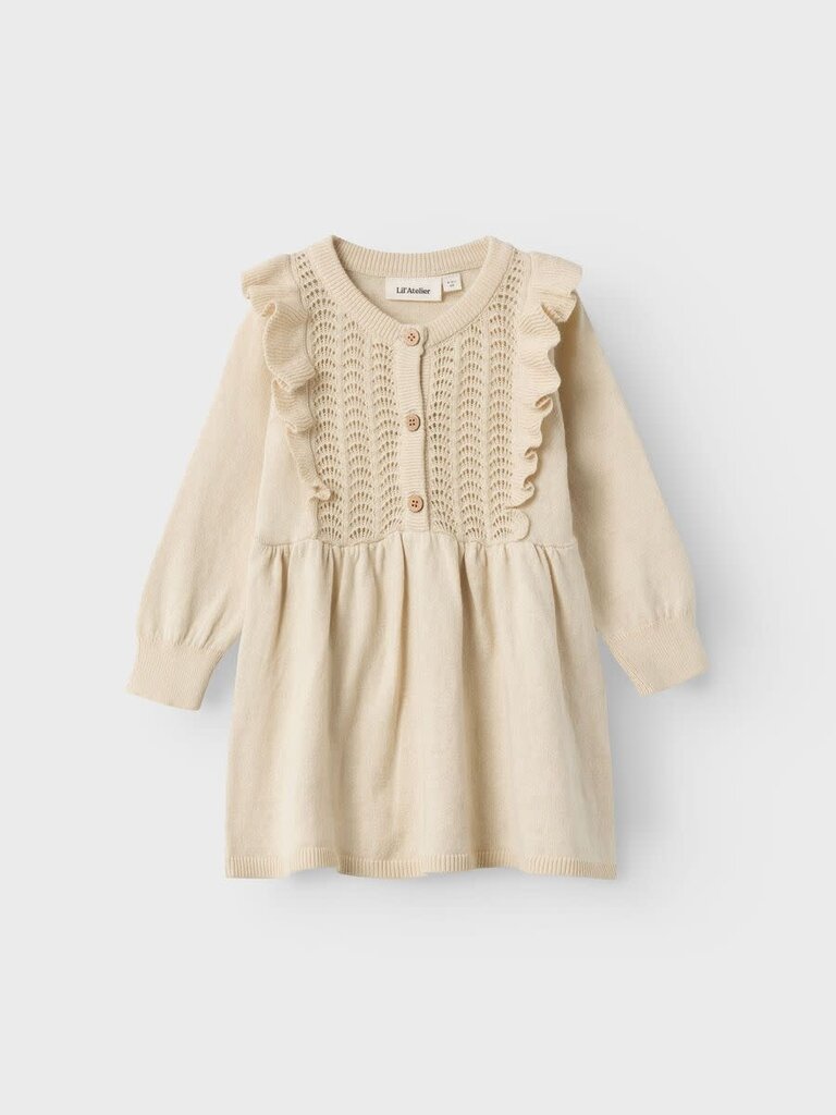 Lil Atelier Lil Atelier Knit Dress - Wood Ash